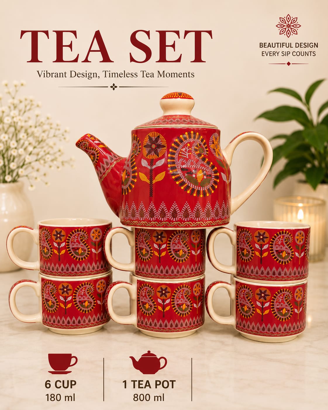 WhatsApp Image 2026-10-05 at 04.09.03 (1) Nakshikatha-Red 7 piece tea set - Image 1